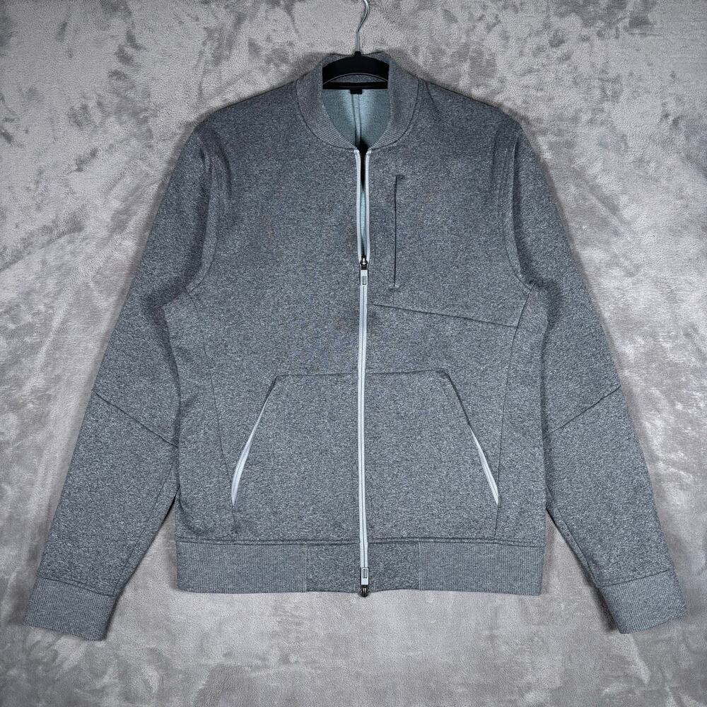Lululemon City Sweat Bomber Thermo Men’s Size S Gray Tech Fleece Jacket